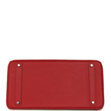 Pre-owned Hermes Birkin 40 Rouge Garance Togo Palladium Hardware - Thumbnail View 6