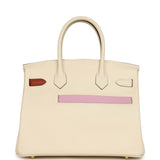 Hermes Colormatic Birkin 30 Nata, Lime, Chai, Cuivre and Bleu Brume Swift Gold Hardware - Thumbnail View 4