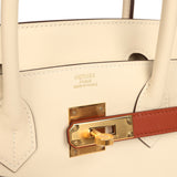 Hermes Colormatic Birkin 30 Nata, Lime, Chai, Cuivre and Bleu Brume Swift Gold Hardware - Thumbnail View 7