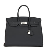 Hermes Birkin 35 Ardoise Togo Palladium Hardware - Thumbnail View 1
