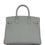 Hermes Birkin 30 Gris Pantin Togo Palladium Hardware - Thumbnail View 4