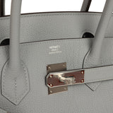 Hermes Birkin 30 Gris Pantin Togo Palladium Hardware - Thumbnail View 7