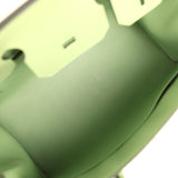 Hermes Birkin Sellier 30 Vert Criquet Epsom Palladium Hardware - Thumbnail View 8