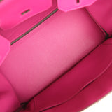 Pre-owned Hermes Birkin 30 Rose Poupre Togo Palladium Hardware - Thumbnail View 8