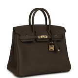 Hermes Birkin 25 Vert Loden Togo Permabrass Hardware - Thumbnail View 2