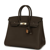 Hermes Birkin 25 Vert Loden Togo Permabrass Hardware - Thumbnail View 5
