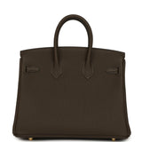 Hermes Birkin 25 Vert Loden Togo Permabrass Hardware - Thumbnail View 4