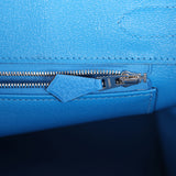 Hermes Birkin 30 Bleu Hydra Togo Palladium Hardware - Thumbnail View 9