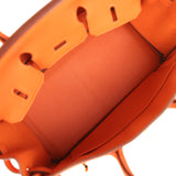 Hermes Birkin 25 Orange Togo Gold Hardware - Thumbnail View 8