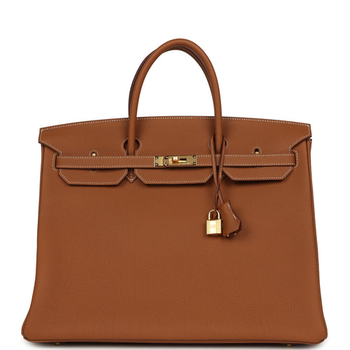 Hermes Birkin 40 Gold Togo Gold Hardware