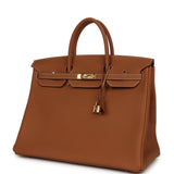 Hermes Birkin 40 Gold Togo Gold Hardware - Thumbnail View 5