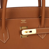Hermes Birkin 40 Gold Togo Gold Hardware - Thumbnail View 7