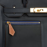 Hermes Colormatic Birkin 30 Bleu Navy, Black, Chai, Etoupe and Gold Swift Gold Hardware - Thumbnail View 7