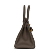 Pre-owned Hermes Birkin 30 Etain Epsom Gold Hardware - Thumbnail View 3