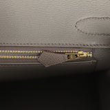 Pre-owned Hermes Birkin 30 Etain Epsom Gold Hardware - Thumbnail View 9