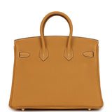 Hermes Birkin 25 Naturel Sable Togo Gold Hardware - Thumbnail View 4