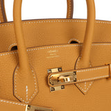 Hermes Birkin 25 Naturel Sable Togo Gold Hardware - Thumbnail View 7