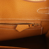 Hermes Birkin 25 Naturel Sable Togo Gold Hardware - Thumbnail View 9