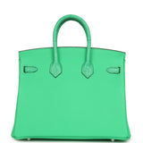 Hermes Birkin 25 Vert Comics Togo and Matte Alligator Touch Palladium Hardware - Thumbnail View 4
