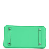 Hermes Birkin 25 Vert Comics Togo and Matte Alligator Touch Palladium Hardware - Thumbnail View 6