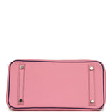 Pre-owned Hermes Special Order (HSS) Birkin 30 Bubblegum Pink, Iris Togo Palladium Hardware - Thumbnail View 6