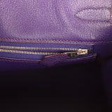 Pre-owned Hermes Special Order (HSS) Birkin 30 Bubblegum Pink, Iris Togo Palladium Hardware - Thumbnail View 9
