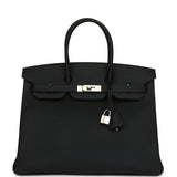 Hermes Birkin 35 Black Togo Palladium Hardware - Thumbnail View 1