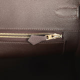 Pre-owned Hermes Birkin 35 Chocolate Togo Gold Hardware - Thumbnail View 9