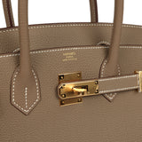 Hermes Birkin 30 Etoupe Togo Gold Hardware - Thumbnail View 7