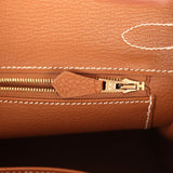 Pre-owned Hermes Birkin 30 Gold Togo Gold Hardware - Thumbnail View 9