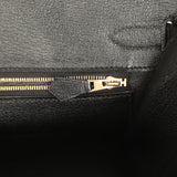 Pre-owned Hermes Birkin Sellier 30 Black Madame Gold Hardware - Thumbnail View 9