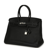 Pre-owned Hermes Birkin 35 Black Togo Palladium Hardware - Thumbnail View 5