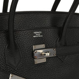 Pre-owned Hermes Birkin 35 Black Togo Palladium Hardware - Thumbnail View 7