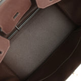 Pre-owned Hermes Birkin 30 Chocolate Togo Palladium Hardware - Thumbnail View 8