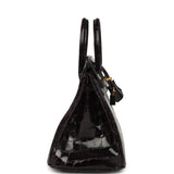 Hermes Birkin 25 Prunoir Shiny Niloticus Crocodile Gold Hardware - Thumbnail View 3