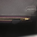 Hermes Birkin 25 Prunoir Shiny Niloticus Crocodile Gold Hardware - Thumbnail View 9