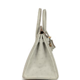 Hermes Birkin 25 Gris Perle Ostrich Gold Hardware - Thumbnail View 3