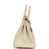 Hermes Birkin 25 Craie Togo Gold Hardware - Thumbnail View 3