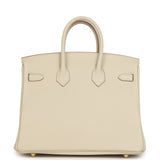 Hermes Birkin 25 Craie Togo Gold Hardware - Thumbnail View 4