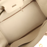 Hermes Birkin 25 Craie Togo Gold Hardware - Thumbnail View 8