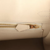 Hermes Birkin 25 Craie Togo Gold Hardware - Thumbnail View 9
