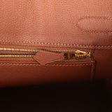 Pre-owned Hermes Special Order (HSS) Birkin 30 Canopee, Gold Matte Alligator Brushed Gold Hardware - Thumbnail View 9