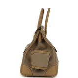 Hermes Birkin 35 Cargo Beige Marfa Toile Goeland Canvas, Poussiere Swift Palladium Hardware - Thumbnail View 3