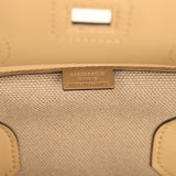 Hermes Birkin 35 Cargo Beige Marfa Toile Goeland Canvas, Poussiere Swift Palladium Hardware - Thumbnail View 8