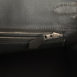 Pre-owned Hermes Birkin 30 Graphite Clemence Palladium Hardware - Thumbnail View 9