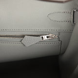 Hermes Birkin 30 Gris Pantin Togo Palladium Hardware - Thumbnail View 9