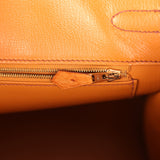 Pre-owned Hermes Birkin 35 Cognac Ostrich Gold Hardware - Thumbnail View 9