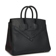 Hermes Birkin Shadow 25 Caban Swift Palladium Hardware