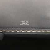 Hermes Birkin Shadow 25 Caban Swift Palladium Hardware - Thumbnail View 8