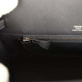 Hermes Birkin Shadow 25 Caban Swift Palladium Hardware - Thumbnail View 9